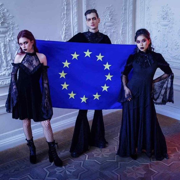 KILLSTAR Countess maxi dress NWT Size Small - Picture 4 of 4